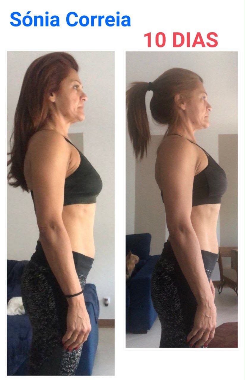 Transformação — antes e depois